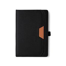 Bloc de notas A5 con tapa rígida Negro Talla Única Adulto