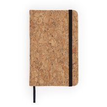 Bloc de notas con tapa de corcho A6 Negro TALLA ÚNICA ADULTO