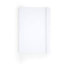 Bloc de notas A6 con tapa rígida polipiel Blanco