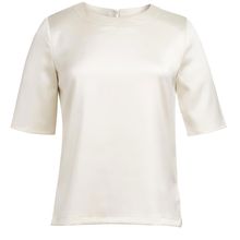 Blusa stretch fácil de planchar Cream 8 Uk