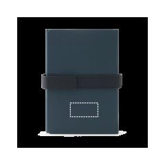 Bloc A5 doble de páginas rayadas y lisas | Parte inferior trasera | 50 x 25