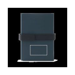 Bloc A5 doble de páginas rayadas y lisas | Parte inferior trasera | 85 x 50