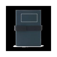 Bloc A5 doble de páginas rayadas y lisas | Verso superior | 100 x 50