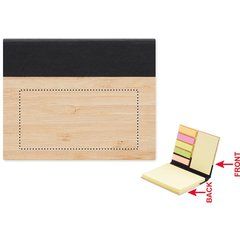 Bloc Bambú de Notas Adhesivas | Trasero | 80 x 40
