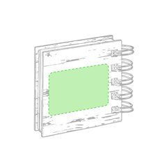 Bloc de Bambú pequeño con Notas Adhesivas   | Cara trasera | 40 x 50