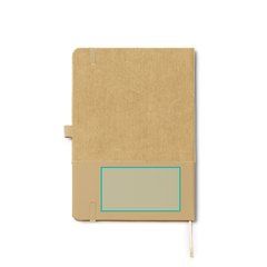 Bloc de notas A5 con 80 hojas de pana | ZONA4 | 90 x 50