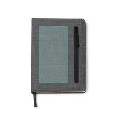 Bloc de notas A5 con bolsillo de cremallera | ZONA1 | 75 x 150