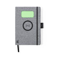 Bloc Notas A5 con Cargador 10W | Centrado en la parte superior | 70 x 35