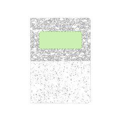 Bloc de Notas A5 en Corcho Bicolor | En la portada | 100 x 40