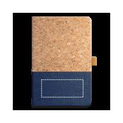 Bloc Notas A5 Corcho y Lino | Delantera inferior | 95 x 40