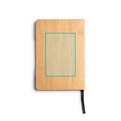 Bloc de notas A5 de cuero efecto bambú | ZONA2 | 110 x 160