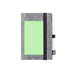 Bloc de Notas A5 con funda de fieltro | En la portada | 80 x 160