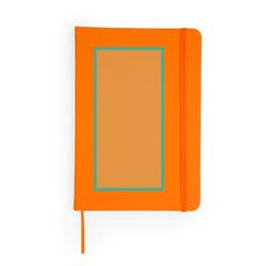 Bloc de notas A6 con tapa rígida polipiel | ZONA2 | 50 x 110