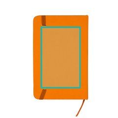 Bloc de notas A6 con tapa rígida polipiel | ZONA3 | 55 x 110