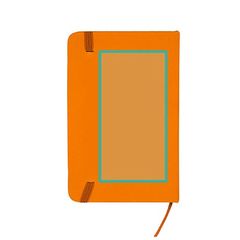 Bloc de notas A6 con tapa rígida polipiel | ZONA3 | 55 x 110