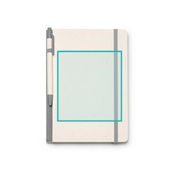 Bloc de notas ecológico A5 de 80 hojas lisas | ZONA2 | 110 x 120