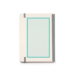 Bloc de notas ecológico A5 de 80 hojas lisas | ZONA3 | 90 x 160