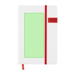 Bloc de notas con lapiz USB de 16GB personalizable 14,2 x 21 cm | Centrado en la cara principal | 70 x 160