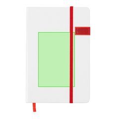 Bloc de notas con lapiz USB de 16GB personalizable 14,2 x 21 cm | En la portada | 80 x 120