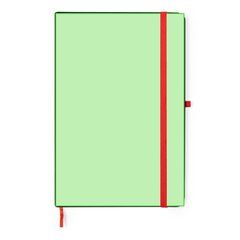Bloc de notas con tapas en polipiel de tacto suave 14,2 x 21,1 cm | En la portada | 140 x 210