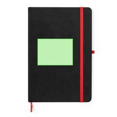 Bloc de notas con tapas en polipiel de tacto suave 14,2 x 21,1 cm | Portada Zona Inferior | 80 x 60