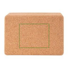 Bloque Yoga Corcho 22.5x14x7cm | Frontal | 100 x 80