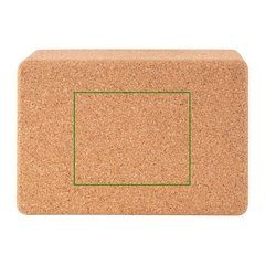 Bloque Yoga Corcho 22.5x14x7cm | Trasera | 100 x 80