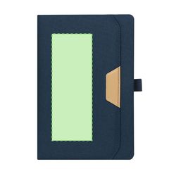 Bloc de notas RPET con bolsillo exterior | Area 1 | 60 x 160