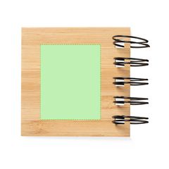 Bloc de Bambú pequeño con Notas Adhesivas   | Cara trasera | 40 x 50