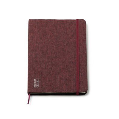 Bloc A5 con tapa rígida y 80 hojas Rojo Vigore Talla Única Adulto