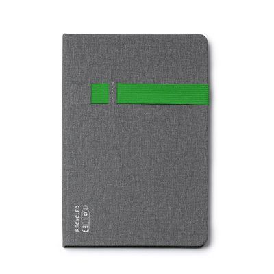 Bloc de notas A5 de 80 hojas Verde Helecho Talla Única Adulto