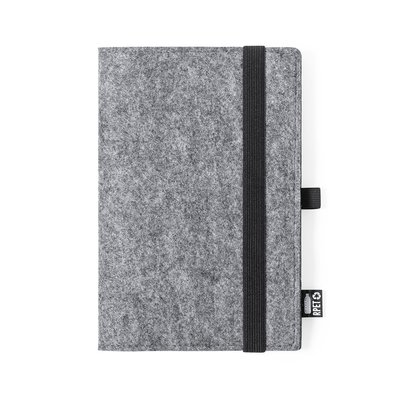 Bloc de Notas A5 con funda de fieltro Gri