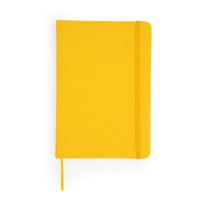 Bloc de notas A5 de hojas lisas Amarillo Talla Única Adulto