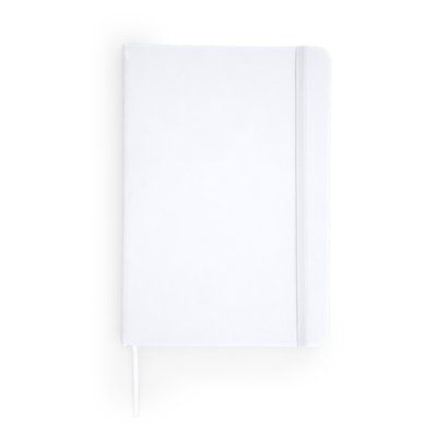 Bloc de notas A5 de hojas lisas Blanco Talla Única Adulto