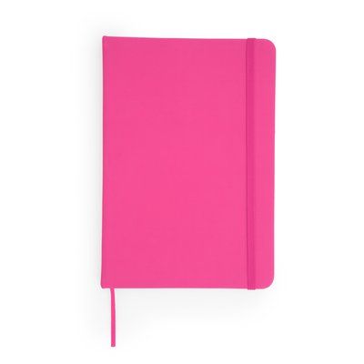 Bloc de notas A5 de hojas lisas Fucsia
