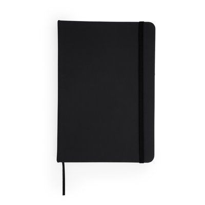 Bloc de notas A5 de hojas lisas Negro Talla Única Adulto