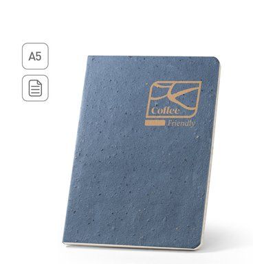 Bloc de notas A5 semirrígido de café