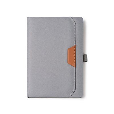 Bloc de notas A5 con tapa rígida Gris Talla Única Adulto