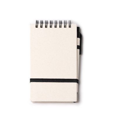 Bloc de notas A6 con 80 hojas y bolígrafo Blanco Talla Única Adulto