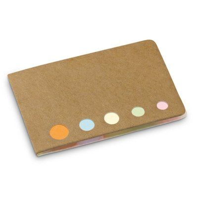 Bloc Notas Adhesivas 5 Colores Natural