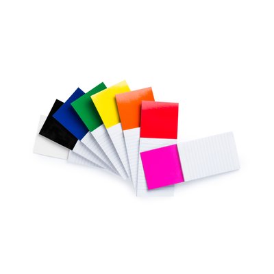 Bloc de notas magnético de colores 6 x 14,6 cm