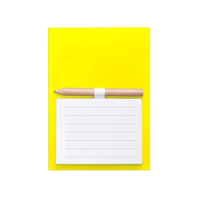 Bloc de notas magnético personalizable con lápiz 9,9 x 14 cm Ama