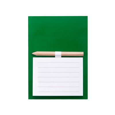 Bloc de notas magnético personalizable con lápiz 9,9 x 14 cm Ver