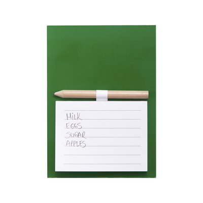 Bloc de notas magnético personalizable con lápiz 9,9 x 14 cm