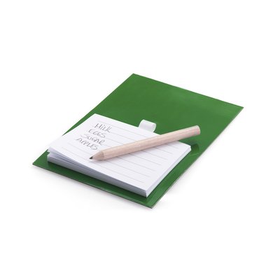 Bloc de notas magnético personalizable con lápiz 9,9 x 14 cm