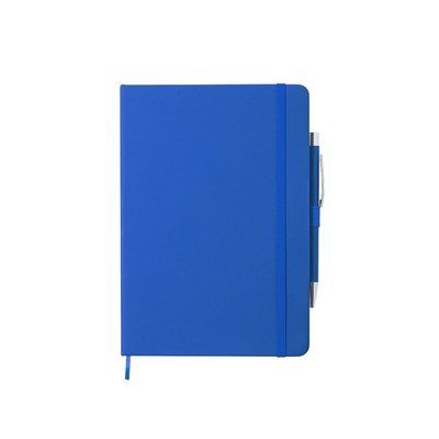Bloc de Notas con bolígrafo Premium Azul