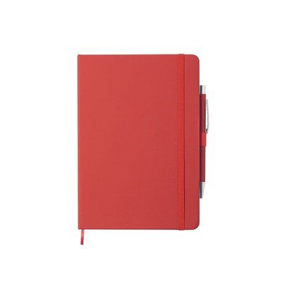 Bloc de Notas con bolígrafo Premium Rojo