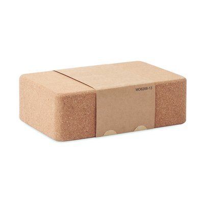 Bloque de Yoga Corcho con Instrucciones