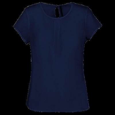 Blusa fluida mujer Deep Sea Blue 46 Fr