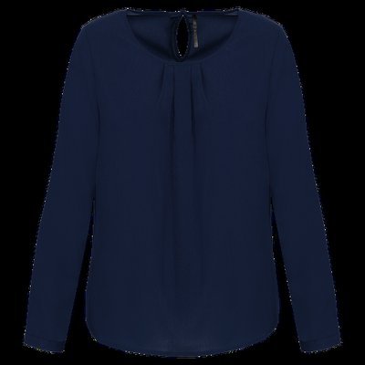 Blusa ligera manga larga Deep Sea Blue 40 Fr